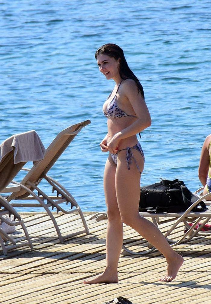 Burcu Özberk depicts fire hot