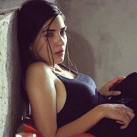 Tuba Büyüküstün depicts fire bikini