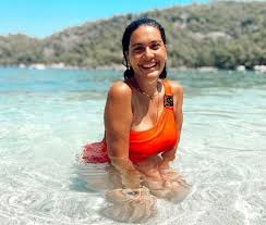 Bergüzar Korel smiles nude