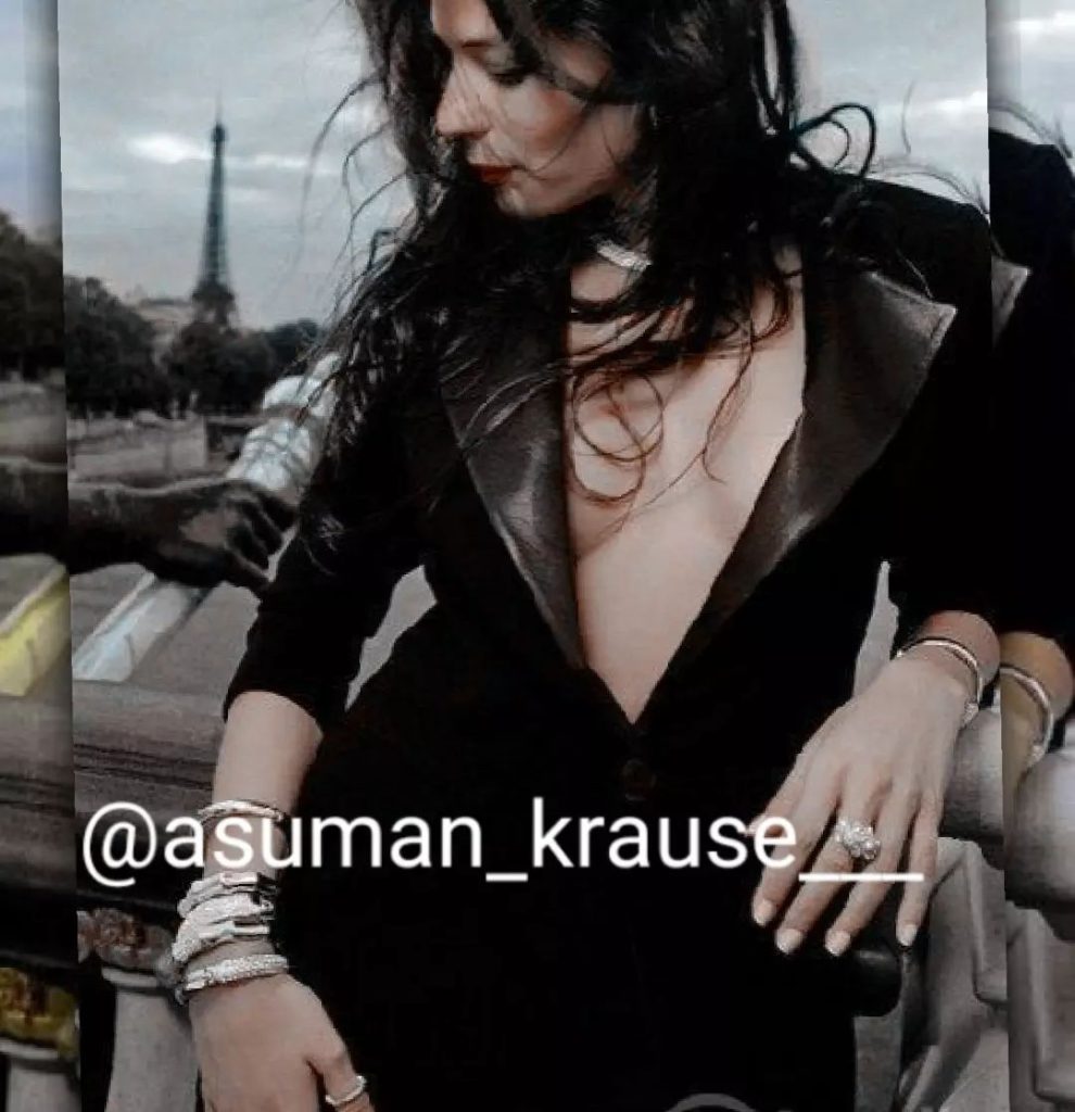 Asuman Krause poses sex