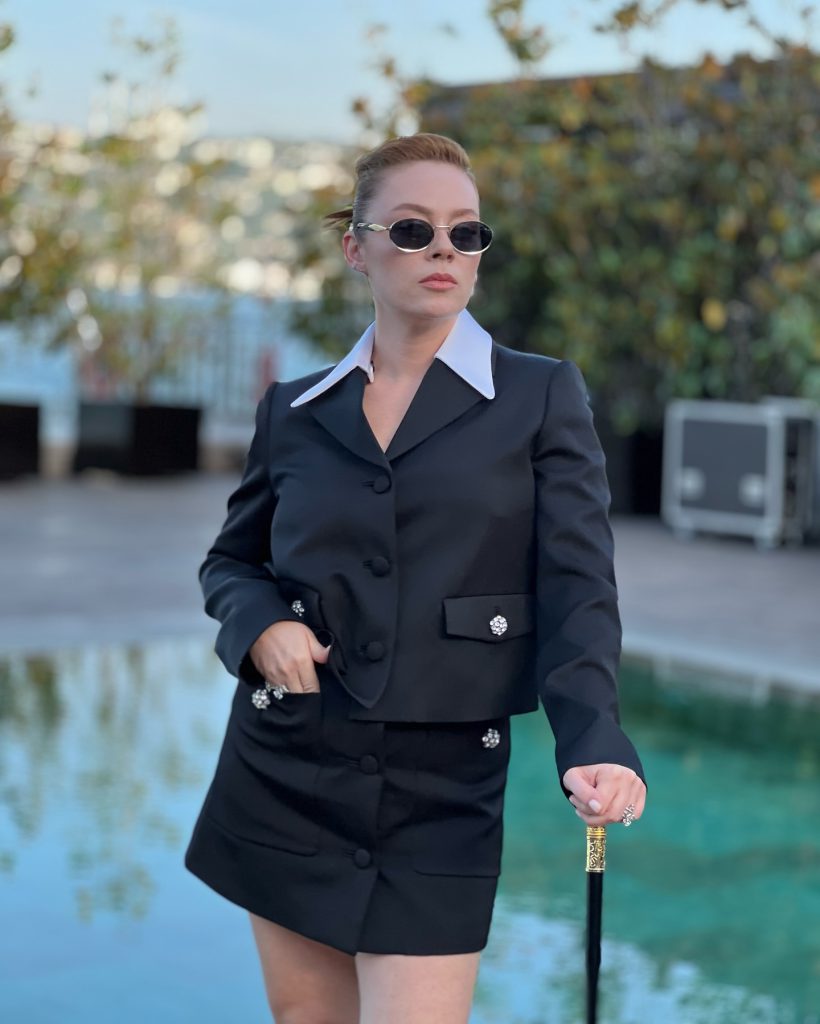 Demet Evgar depicts fire fuck