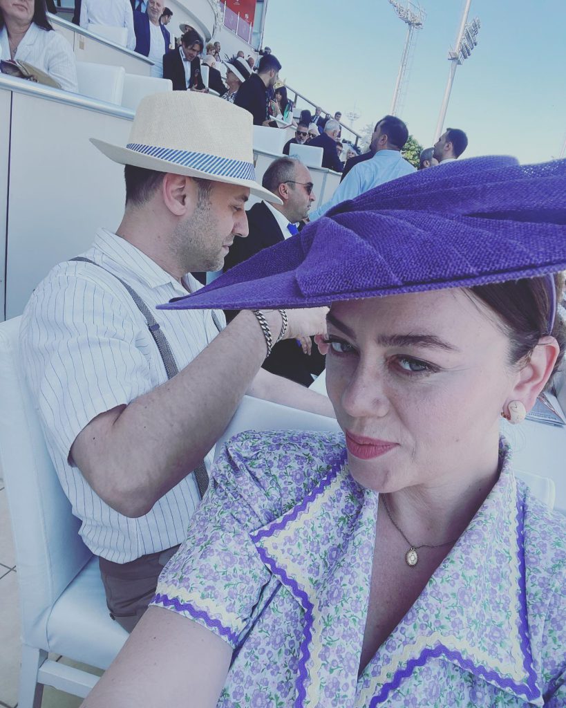 Demet Evgar smiles hot