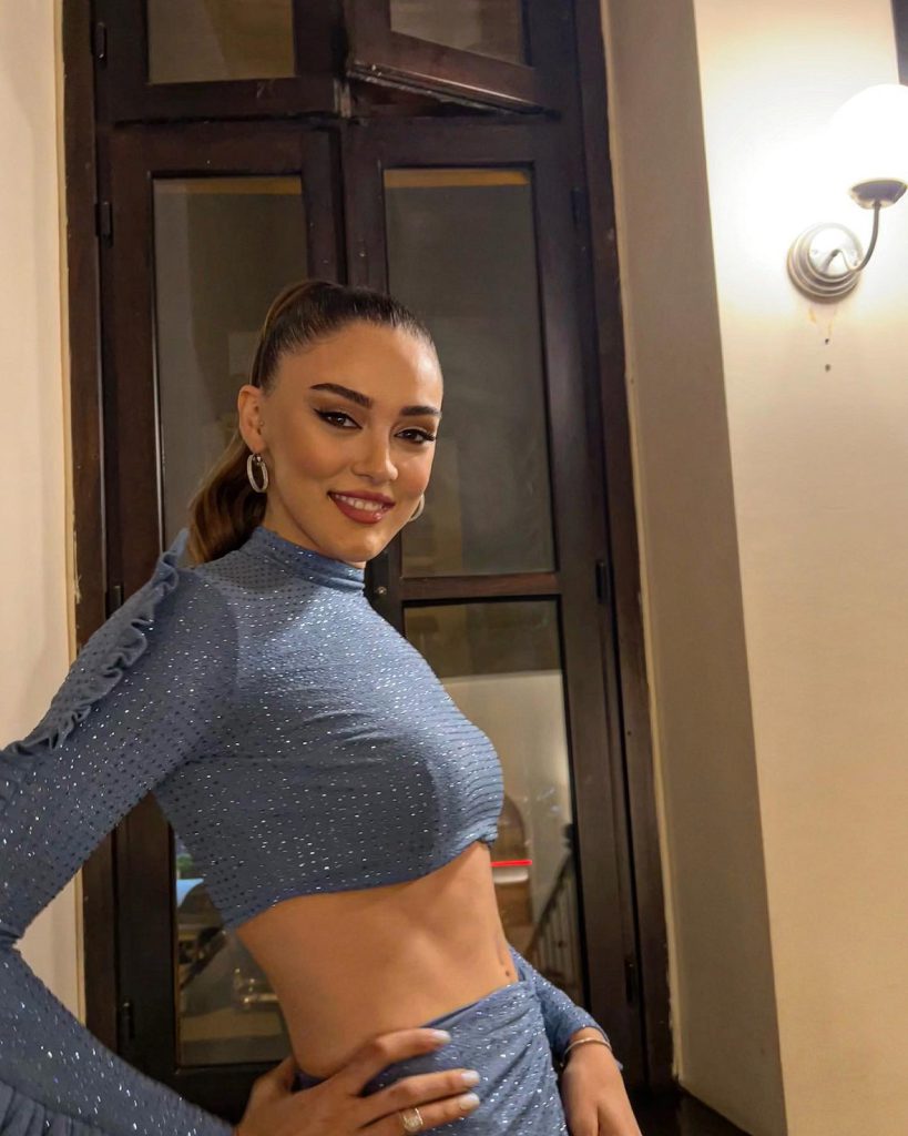 Zehra Güneş smiles sexy