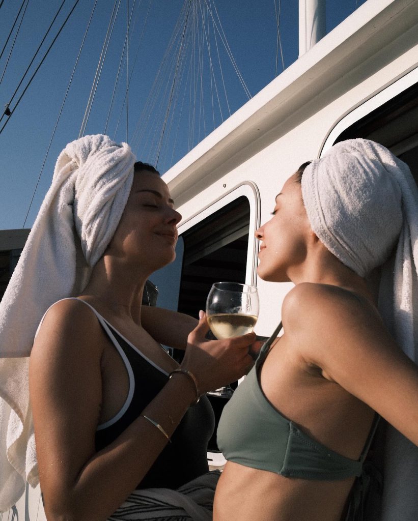 Zeynep Bastık depicts fire bikini