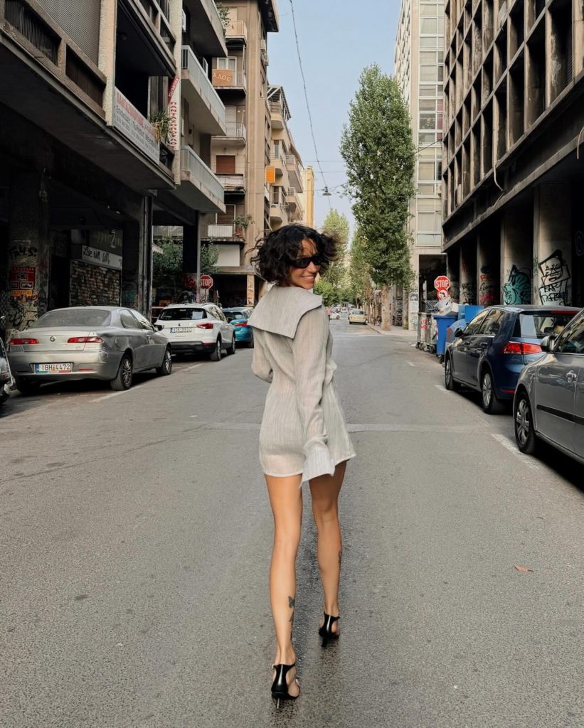 Zeynep Bastık smiles naked