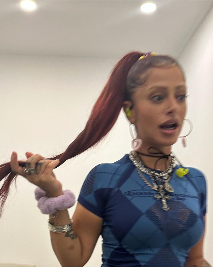 Alizade smiles naked