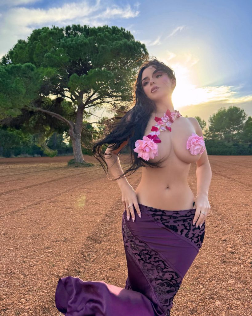 Demi Rose depicts fire xxx