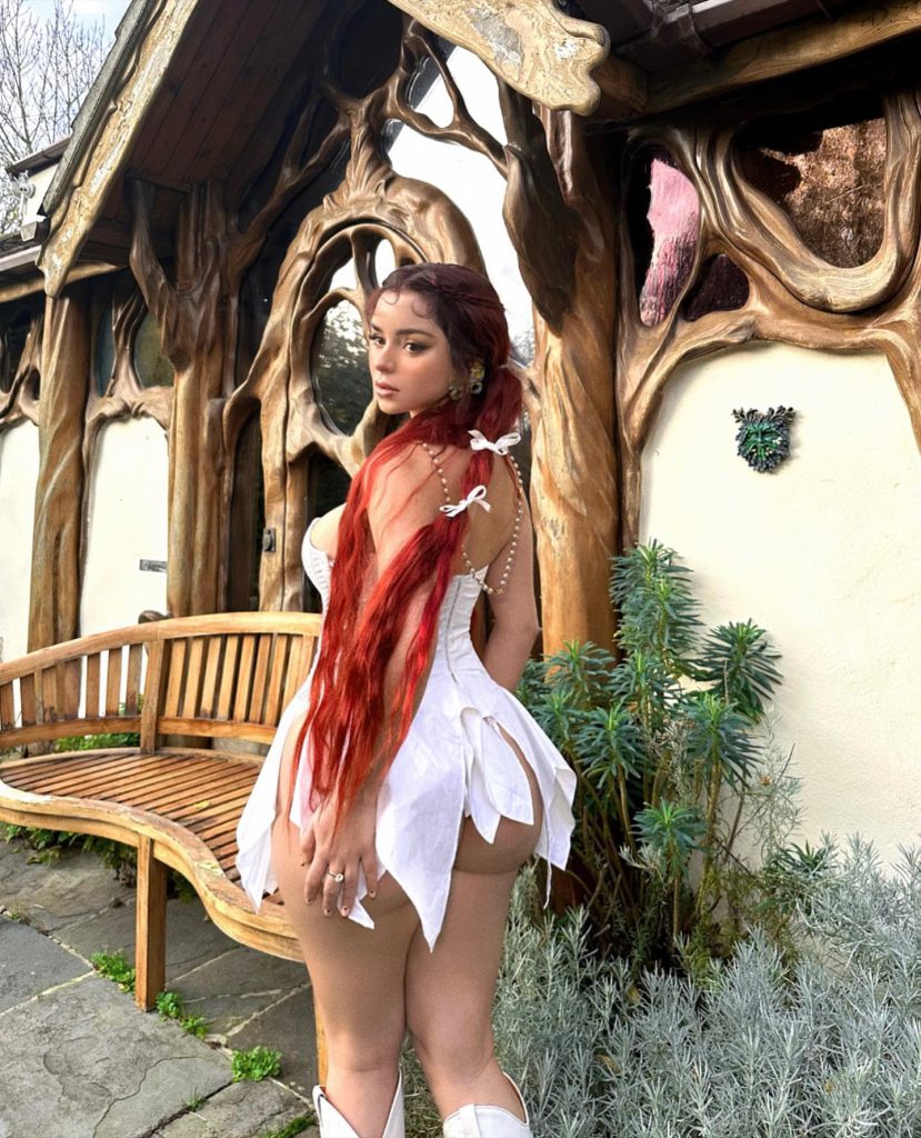 Demi Rose looks naked