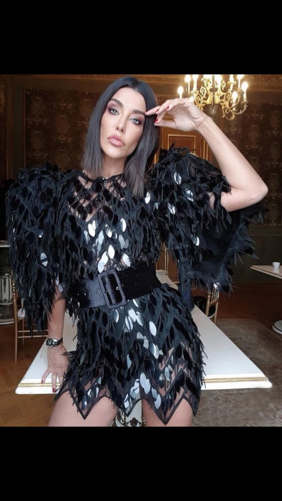 Deniz Akkaya depicts fire sexy