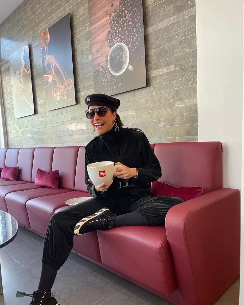 Deniz Akkaya poses fuck