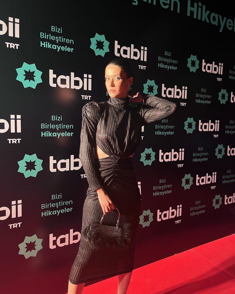 Devrim Özkan poses ass