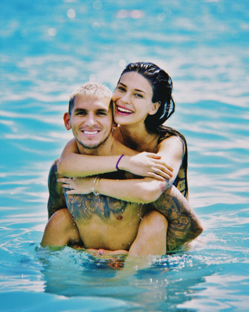 Devrim Özkan smiles bikini