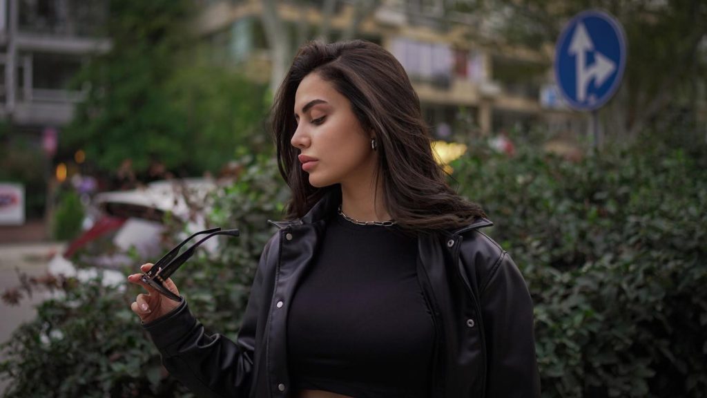 Ece Ronay depicts fire bikini