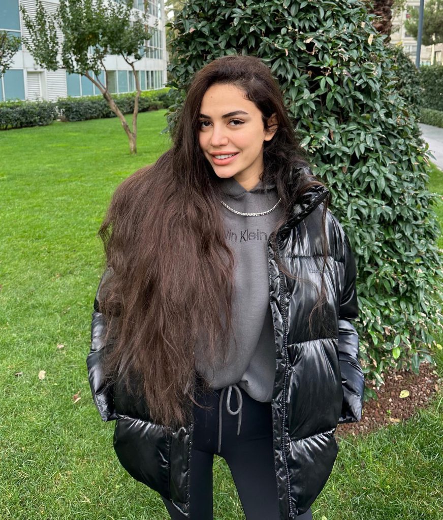 Ece Ronay depicts fire nude