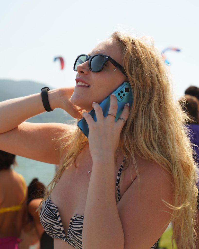 Hayal Köseoğlu smiles sexy