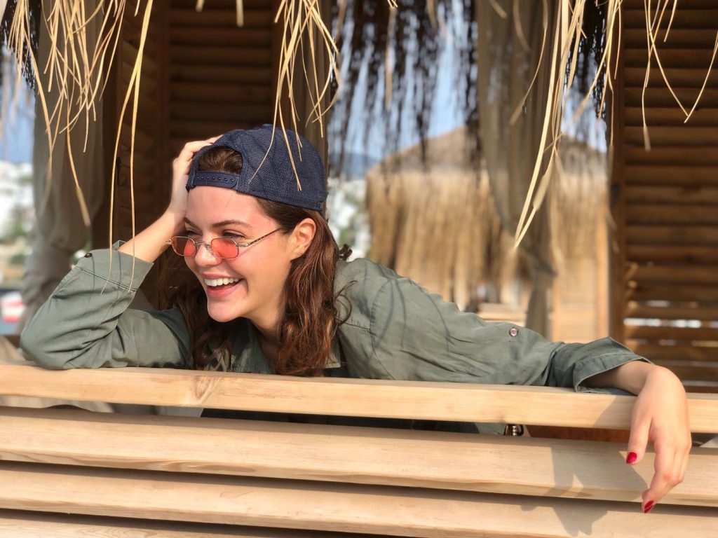 Hilal Altınbilek looks boobs