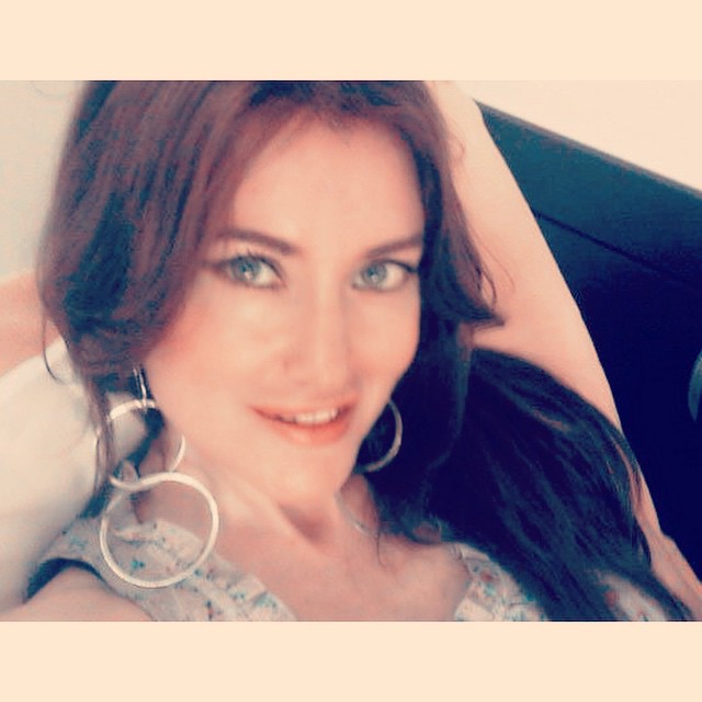 Hilal Cebeci poses boobs