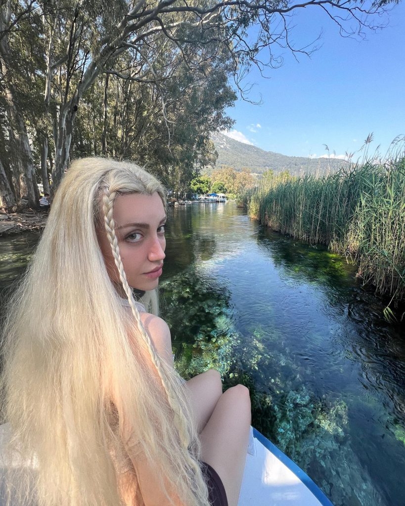 Mika Raun smiles bikini