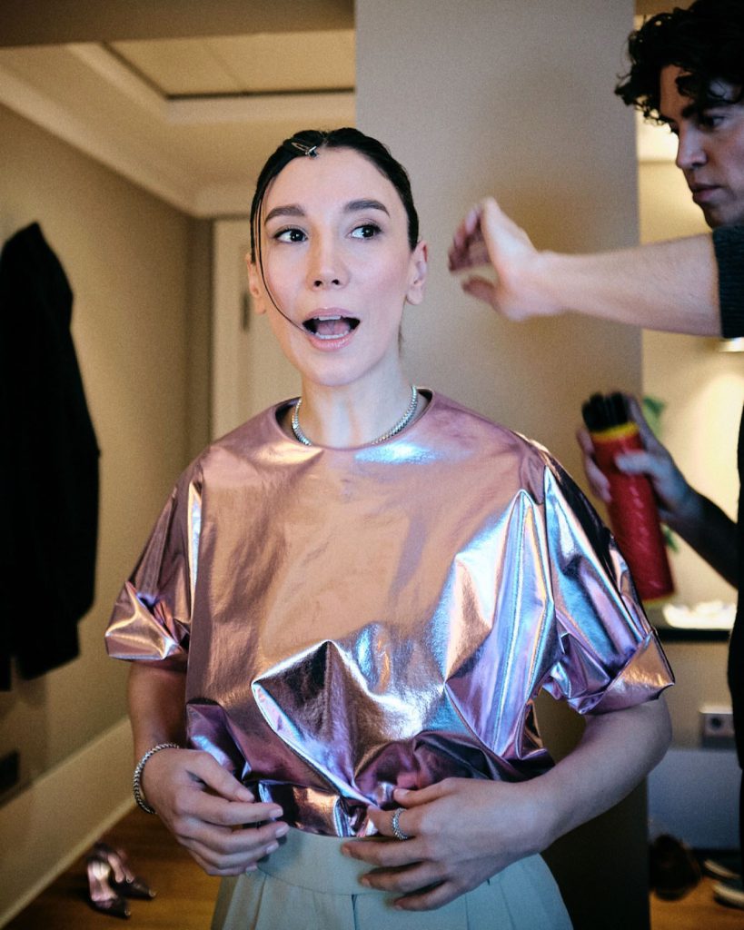 Sibel Kekilli smiles bikini